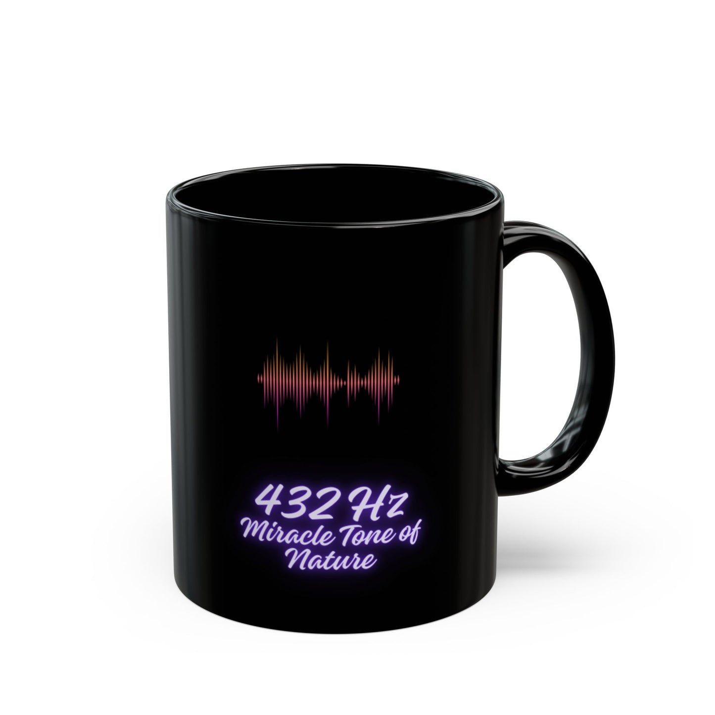 432 Hz Frequency DM1111 Black Mug (11oz, 15oz)