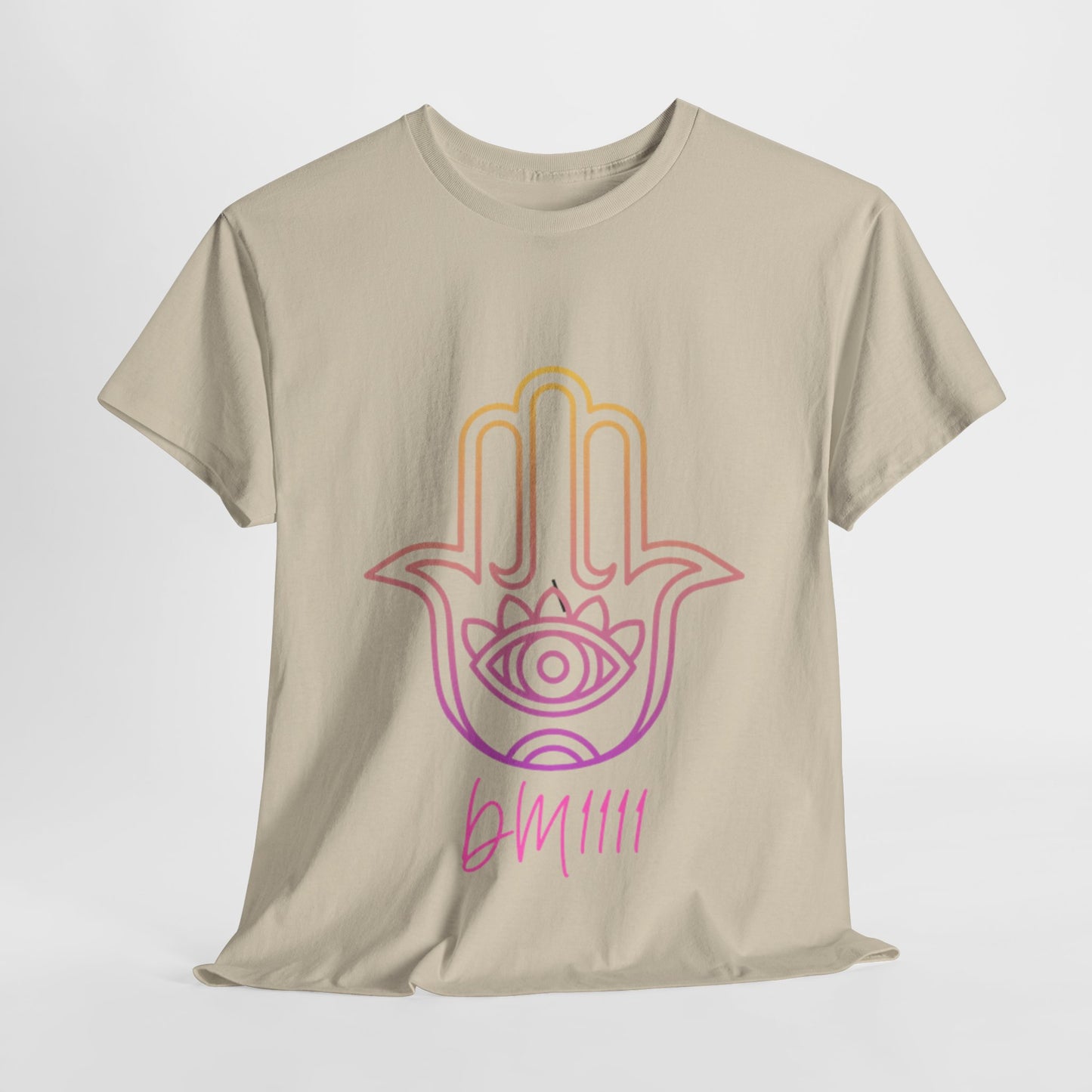 Multi Color Hamsa Hand DM1111 Unisex Heavy Cotton Tee