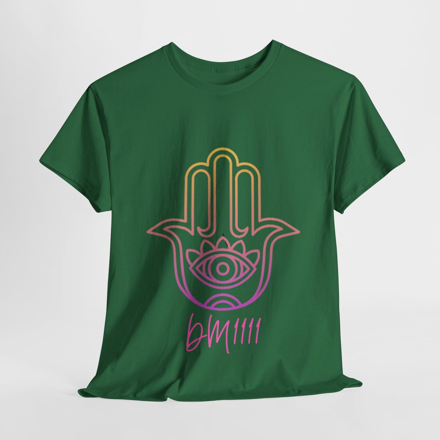 Multi Color Hamsa Hand DM1111 Unisex Heavy Cotton Tee