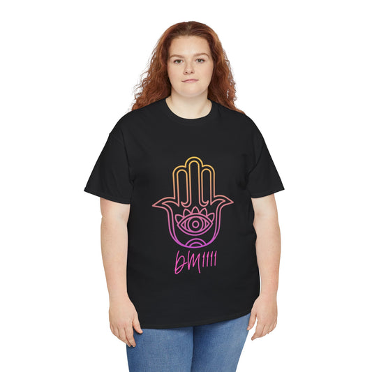 Multi Color Hamsa Hand DM1111 Unisex Heavy Cotton Tee