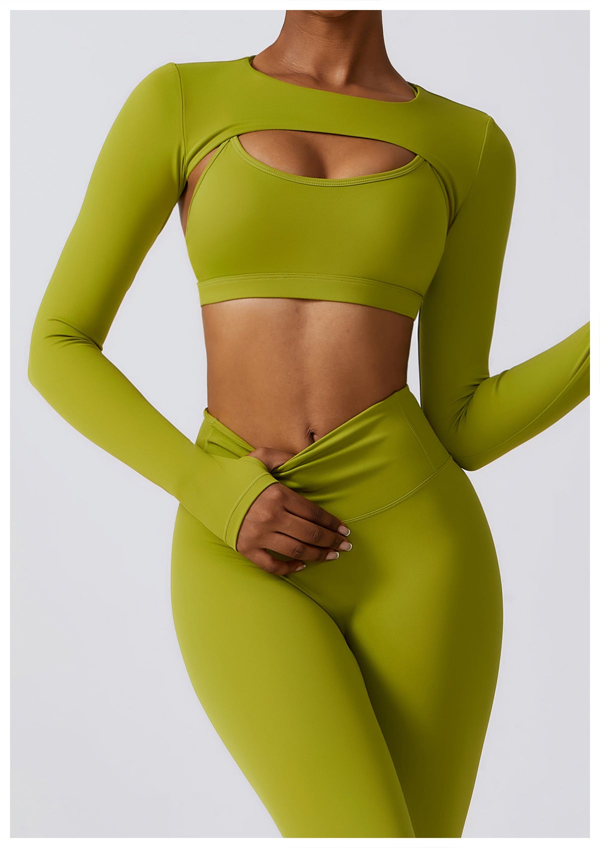 Autumn Winter Skinny Yoga Three Piece Set