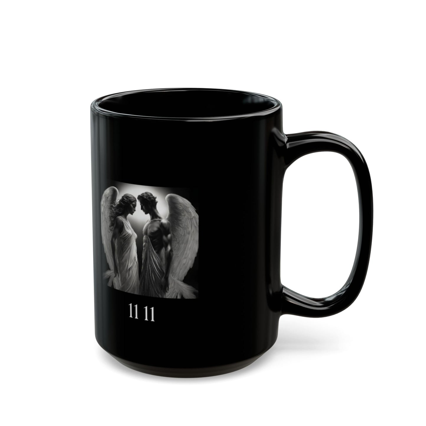 Angel 1111 Soulmates DM1111 Black Mug (11oz, 15oz)