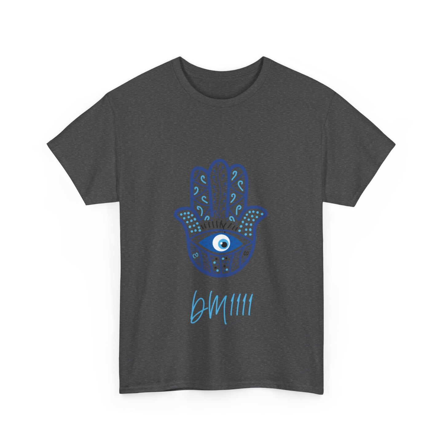 Blue Hamsa Hands DM1111 Unisex Heavy Cotton Tee