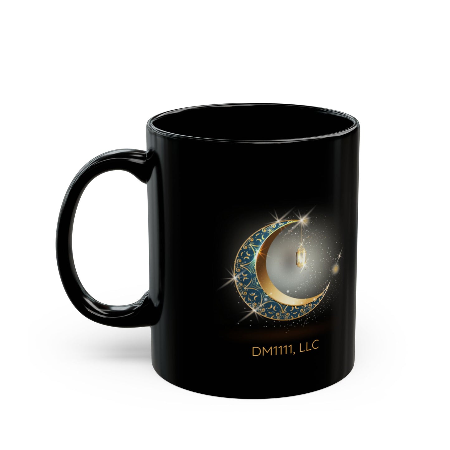 Crescent Moon DM1111 Black Mug (11oz, 15oz)