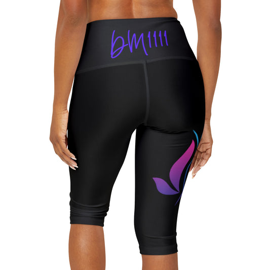 DM1111 Yoga Capri Leggings (AOP)