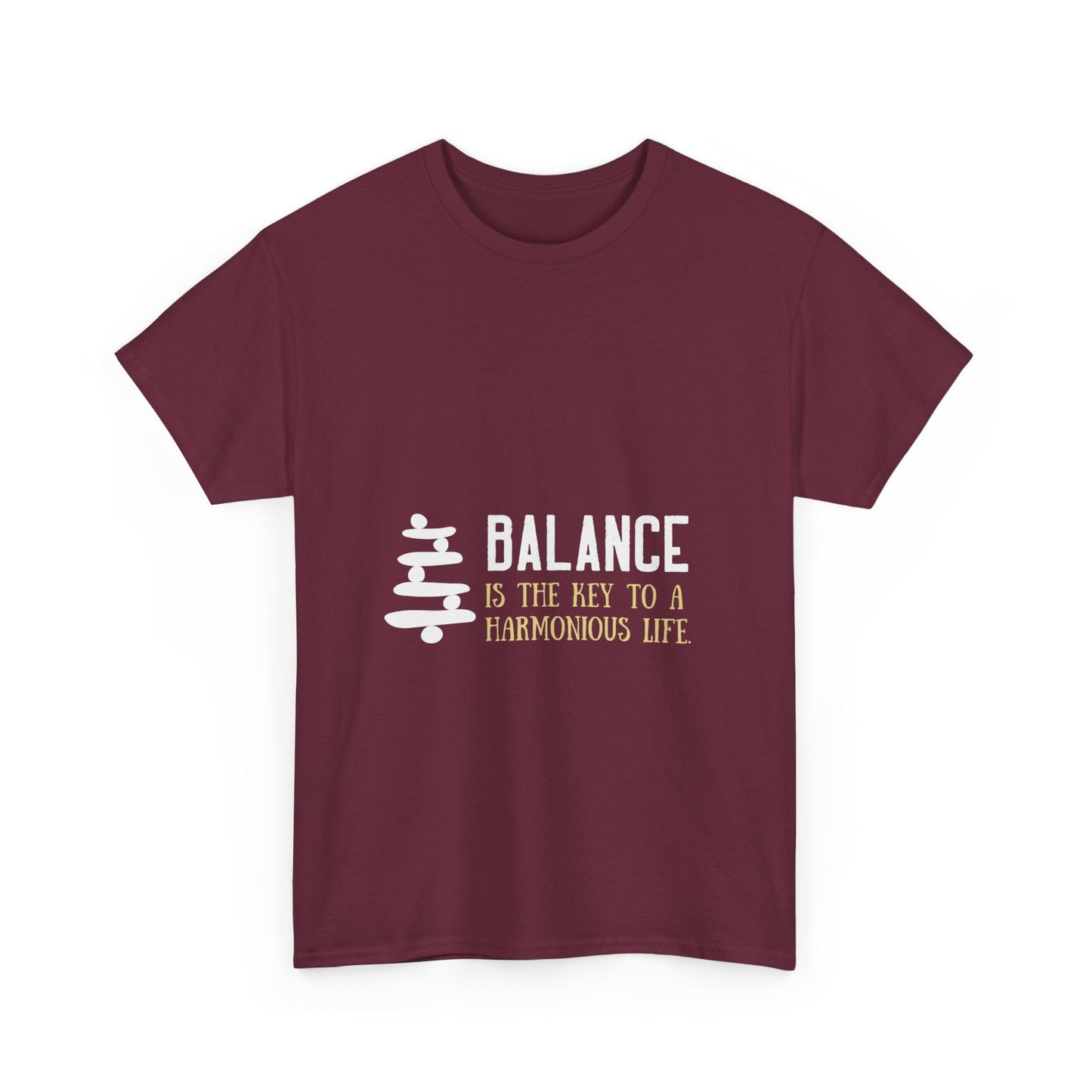 Balance is the Key DM1111 Unisex Heavy Cotton Tee