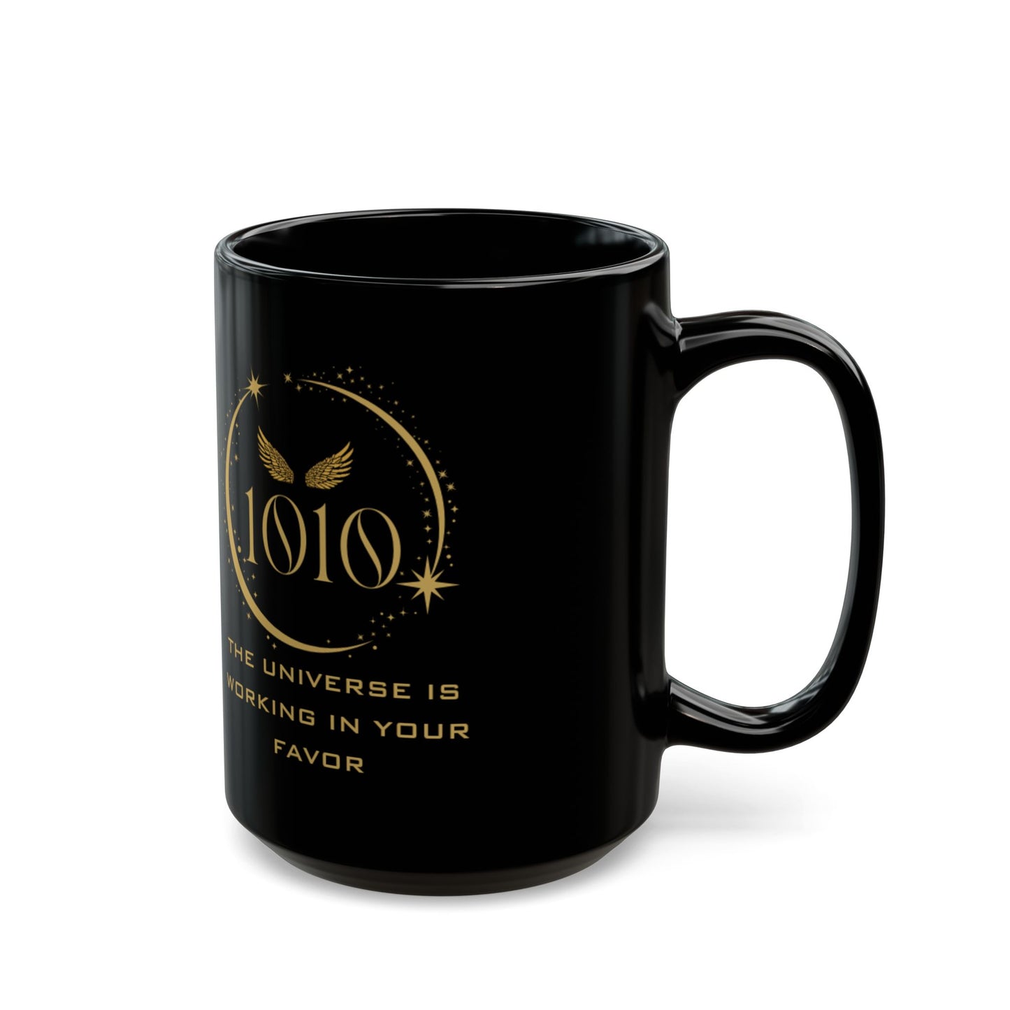 Angel 1010 Affirmation DM1111 Black Mug (11oz, 15oz)