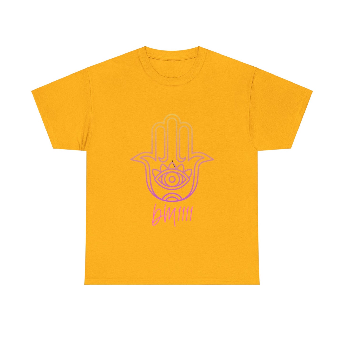 Multi Color Hamsa Hand DM1111 Unisex Heavy Cotton Tee