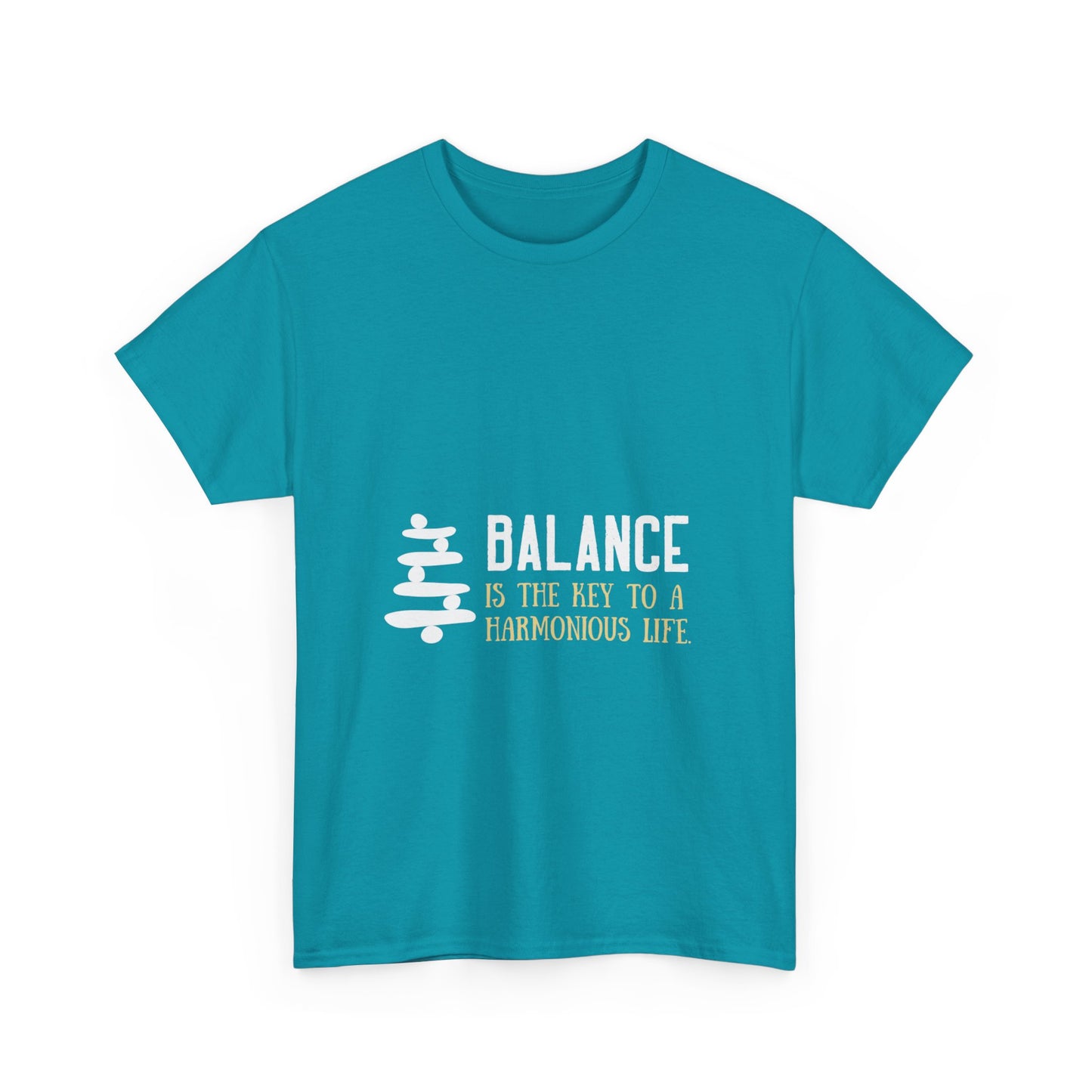 Balance is the Key DM1111 Unisex Heavy Cotton Tee