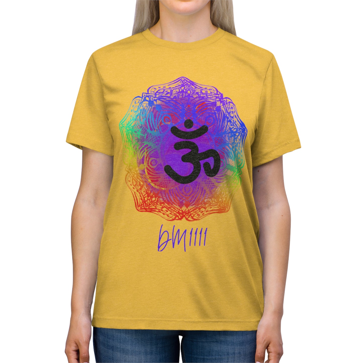 DM1111 OM Frequency Unisex Triblend Tee