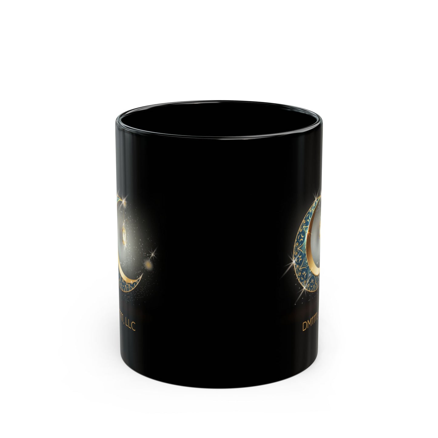 Crescent Moon DM1111 Black Mug (11oz, 15oz)