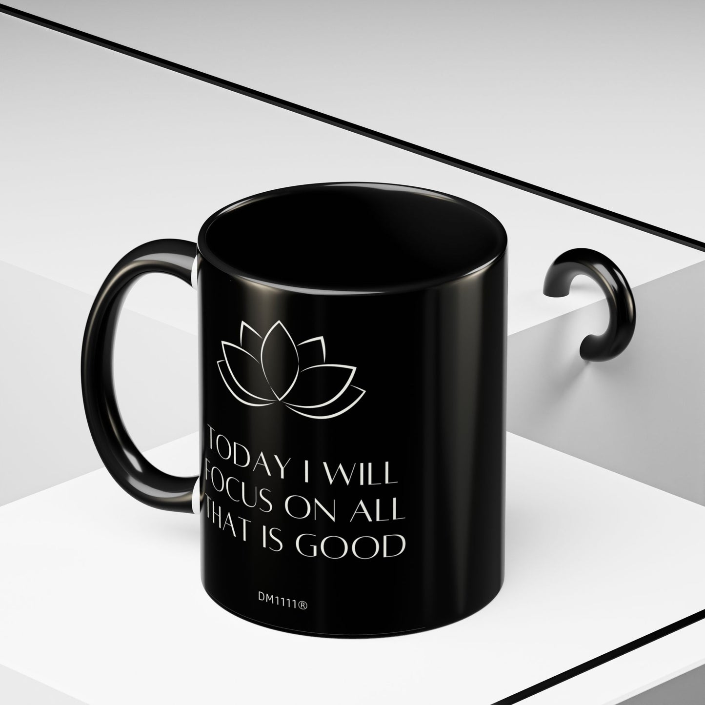 DM1111 "I Will Focus" Accent Coffee Mug (11, 15oz)