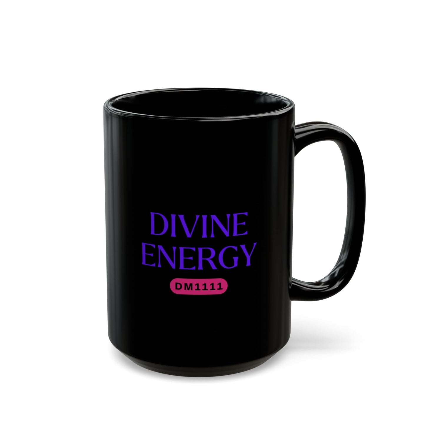 DIVINE ENERGY DM1111 Black Mug (11oz, 15oz)