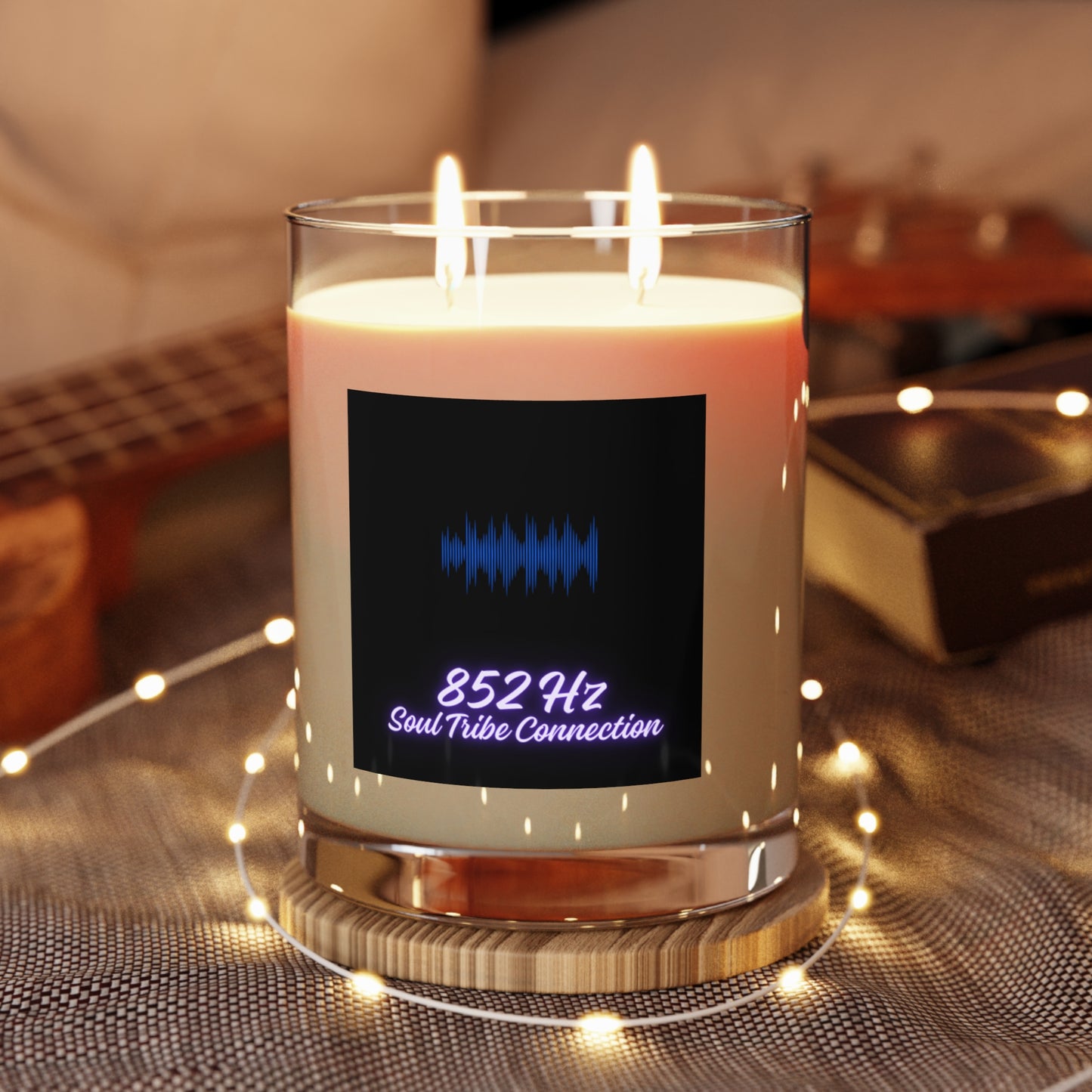 852 Hz - Soul Tribe Connection - Scented Candle - Full Glass, 11oz