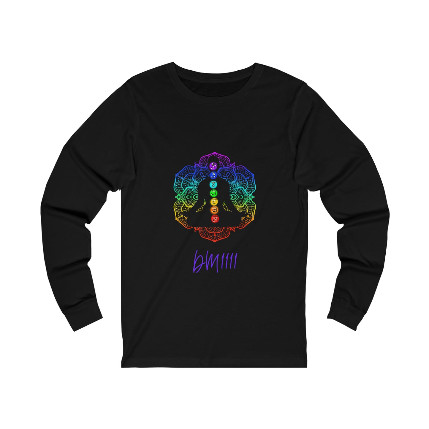 DM1111 Chakra Man Unisex Jersey Long Sleeve Tee