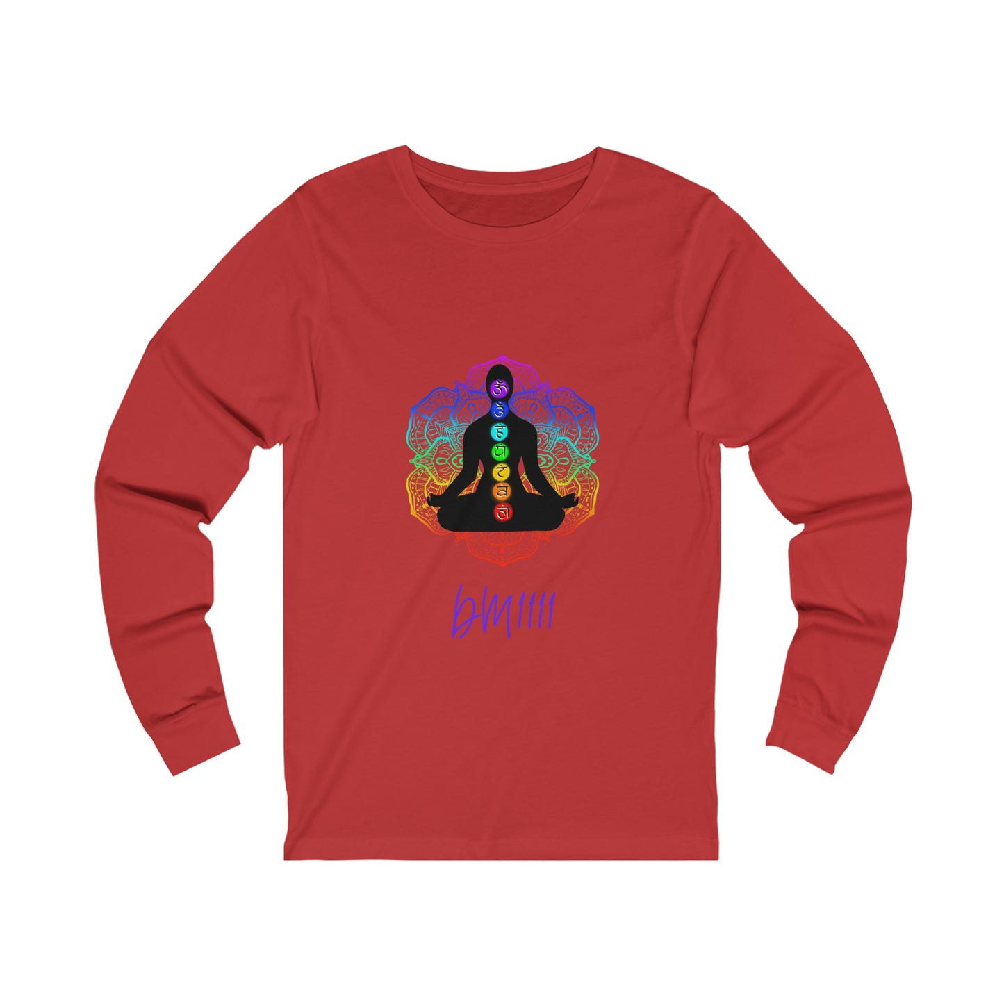 DM1111 Chakra Man Unisex Jersey Long Sleeve Tee