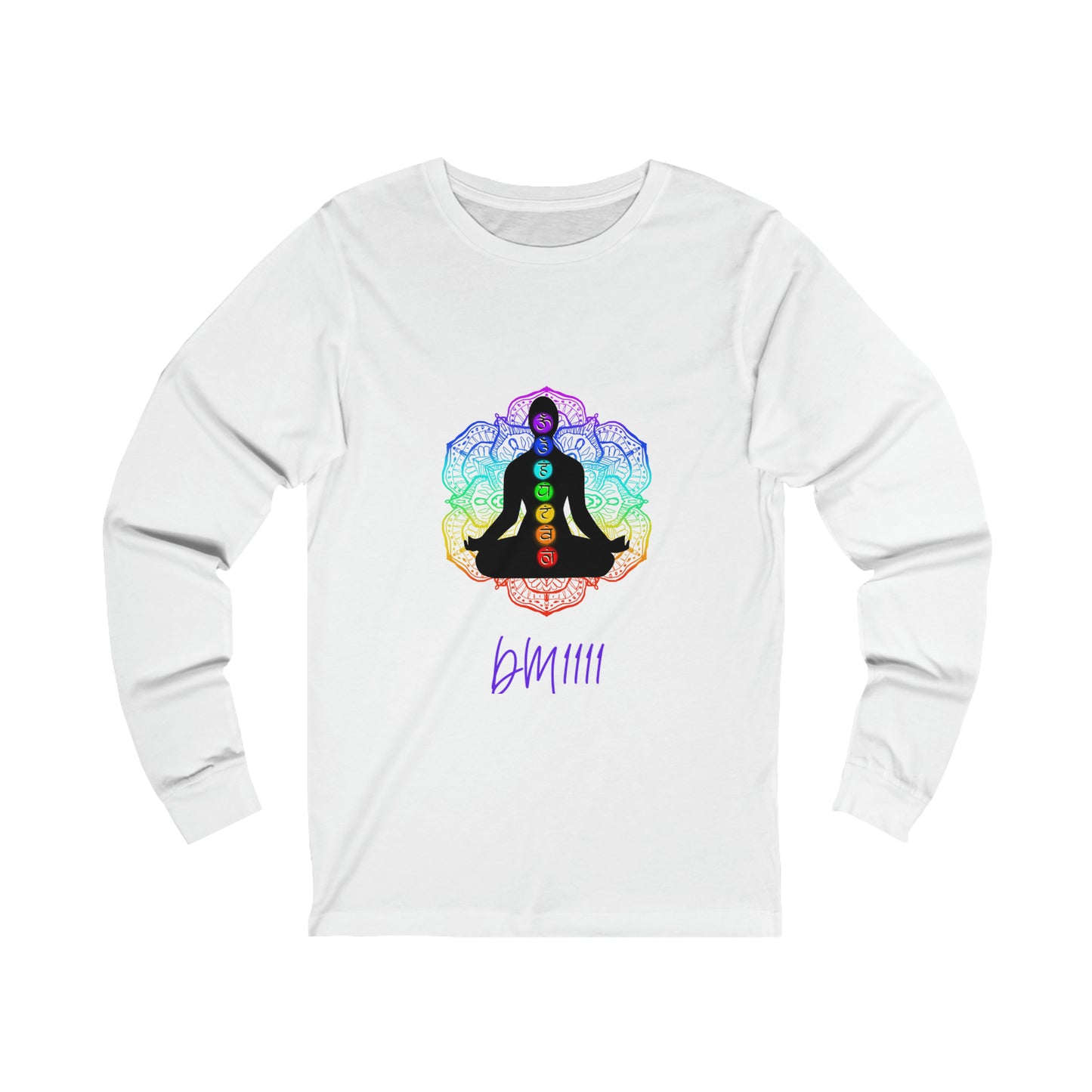 DM1111 Chakra Man Unisex Jersey Long Sleeve Tee