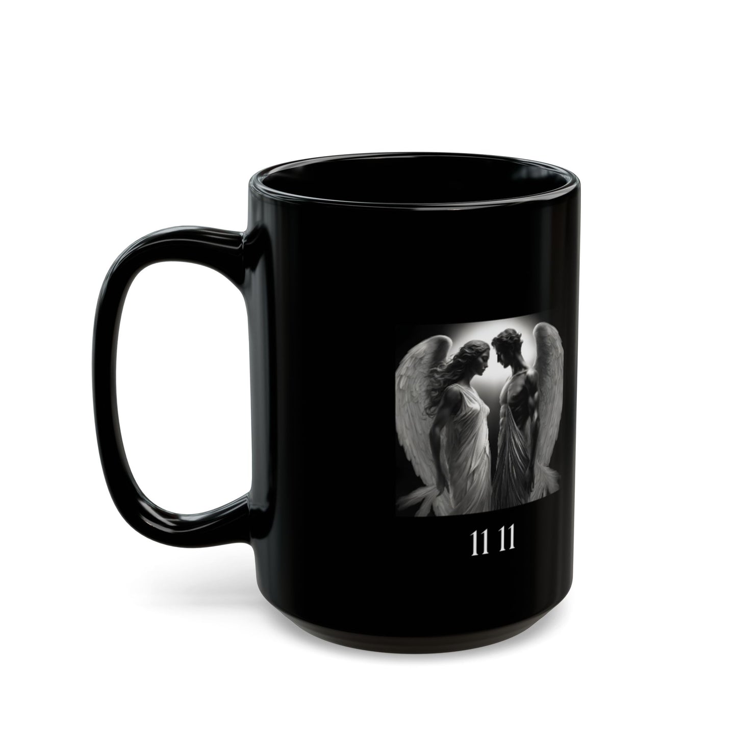 Angel 1111 Soulmates DM1111 Black Mug (11oz, 15oz)