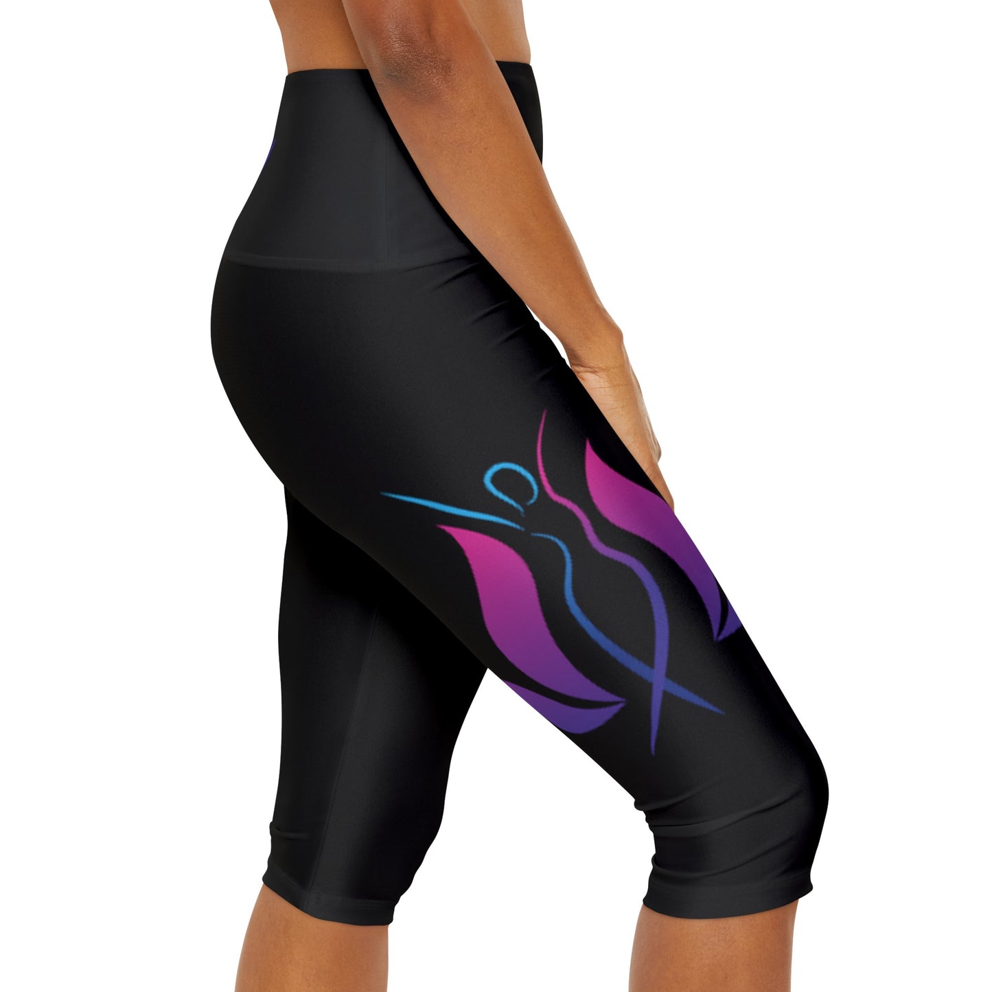 DM1111 Yoga Capri Leggings (AOP)