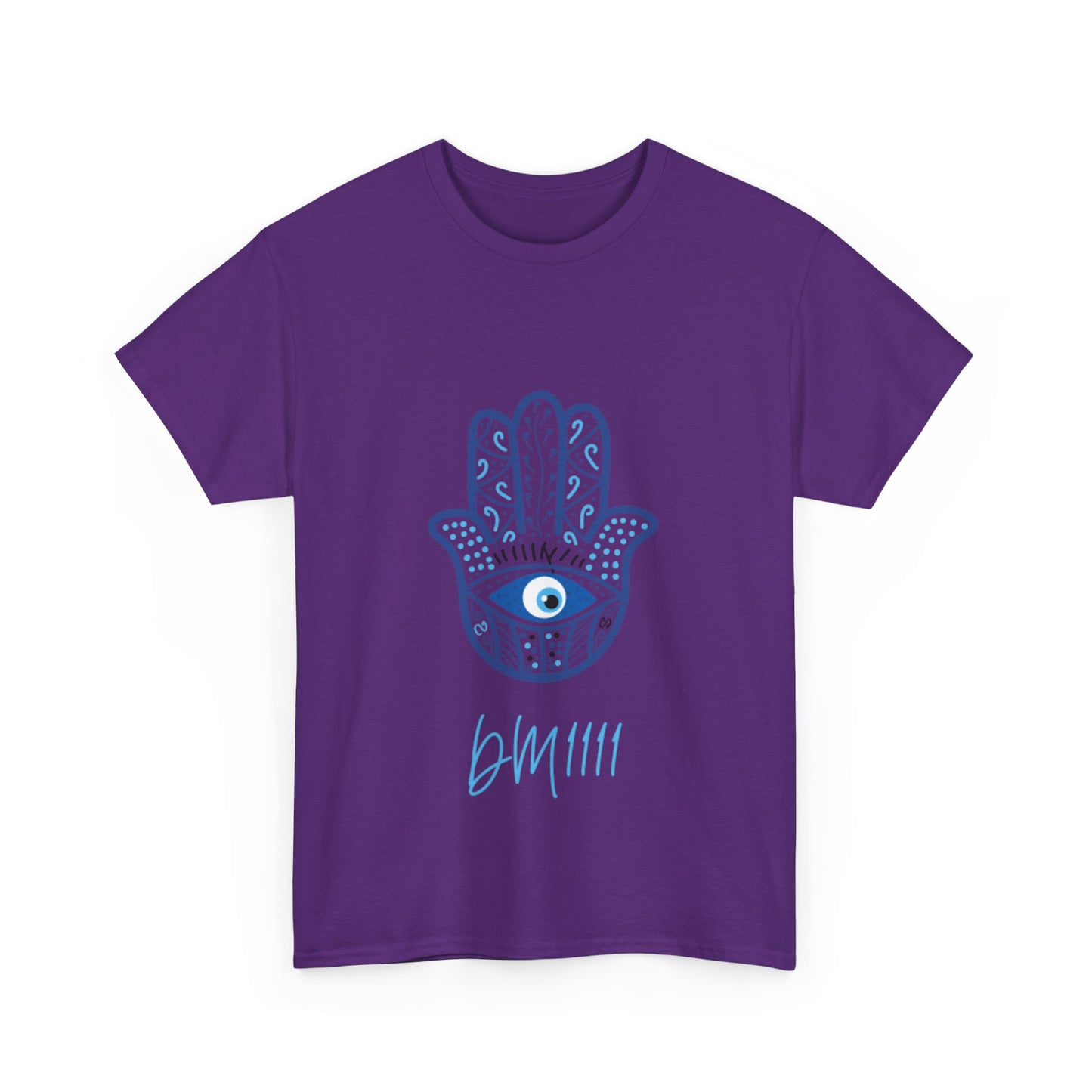 Blue Hamsa Hands DM1111 Unisex Heavy Cotton Tee