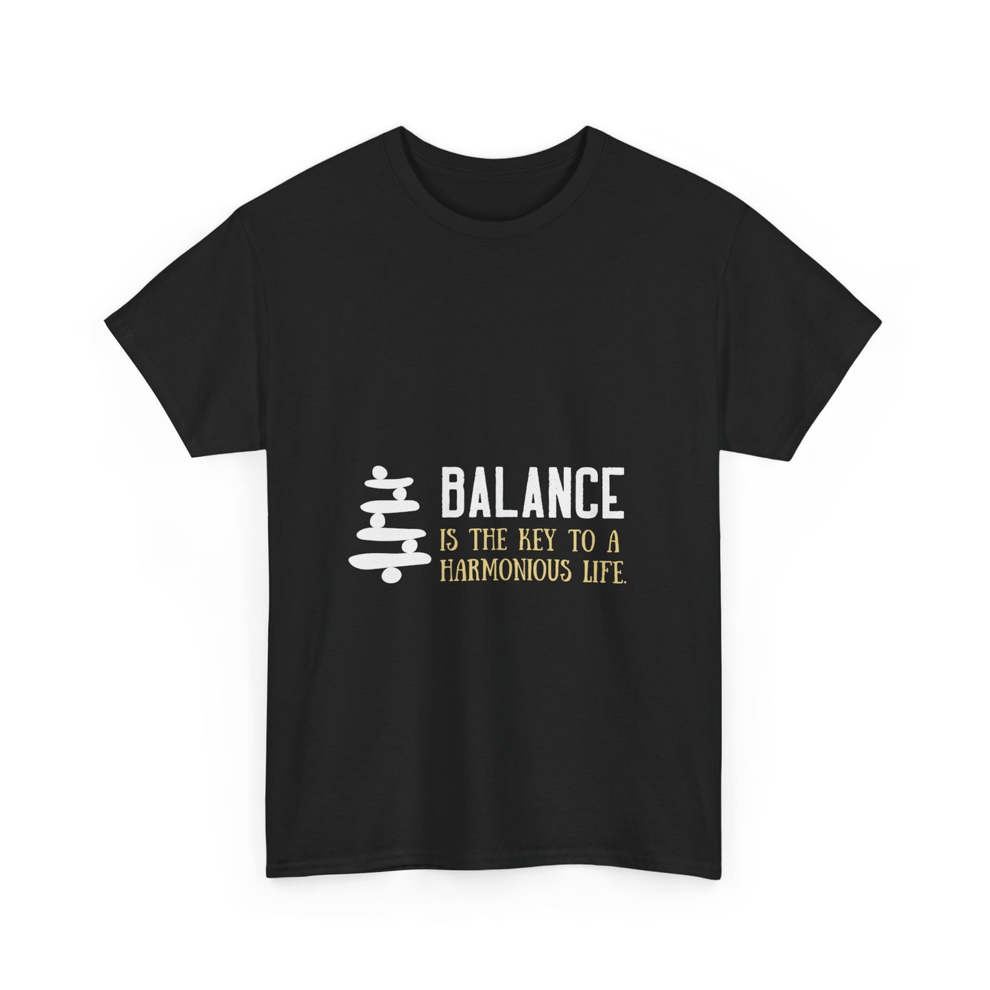 Balance is the Key DM1111 Unisex Heavy Cotton Tee