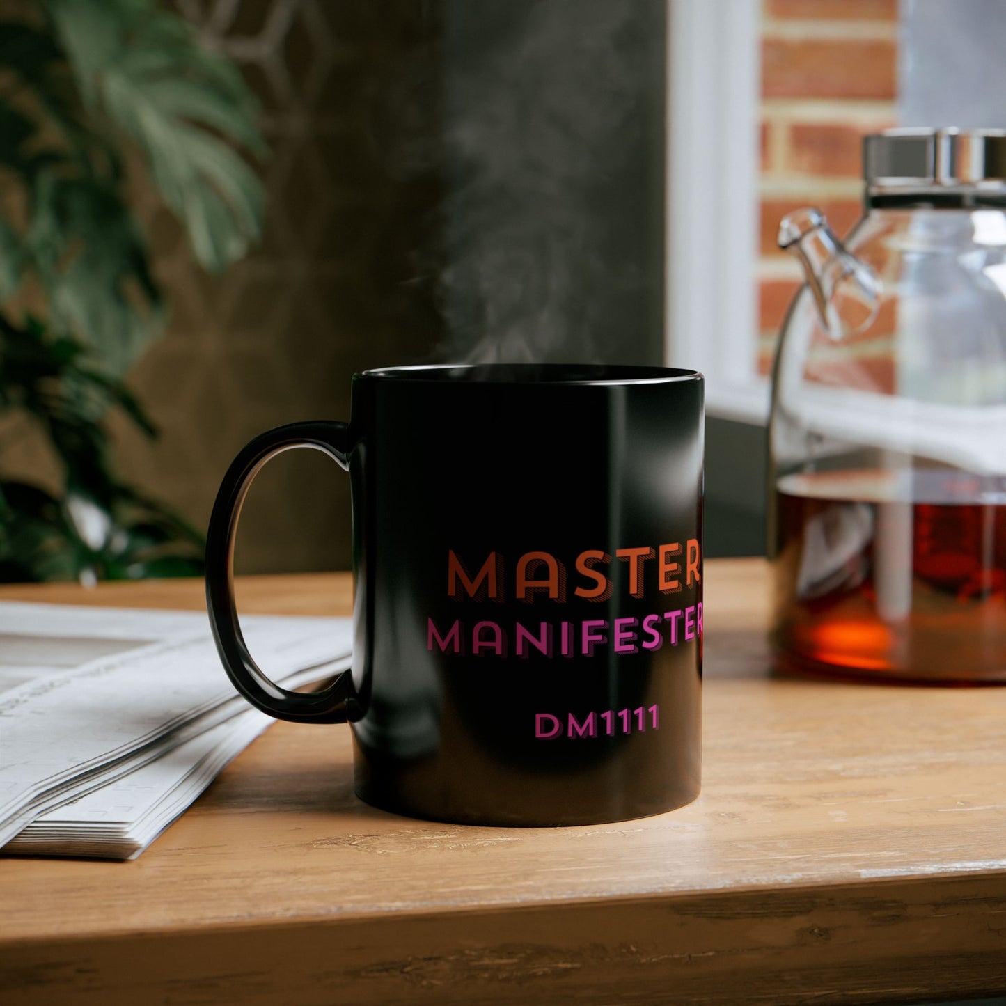 MASTER MANIFESTER DM1111 Black Mug (11oz, 15oz)