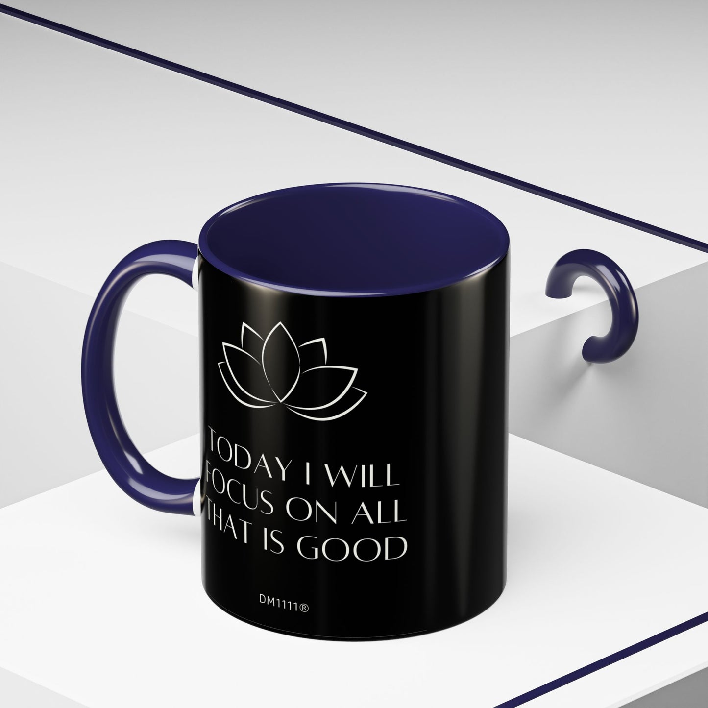 DM1111 "I Will Focus" Accent Coffee Mug (11, 15oz)