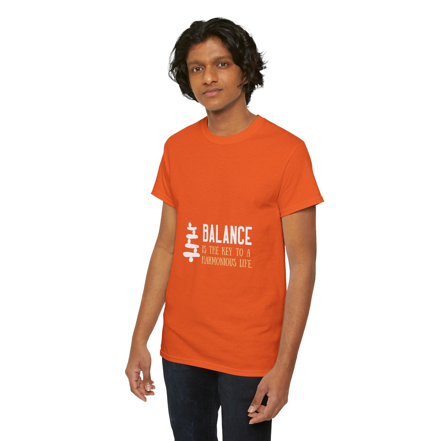 Balance is the Key DM1111 Unisex Heavy Cotton Tee