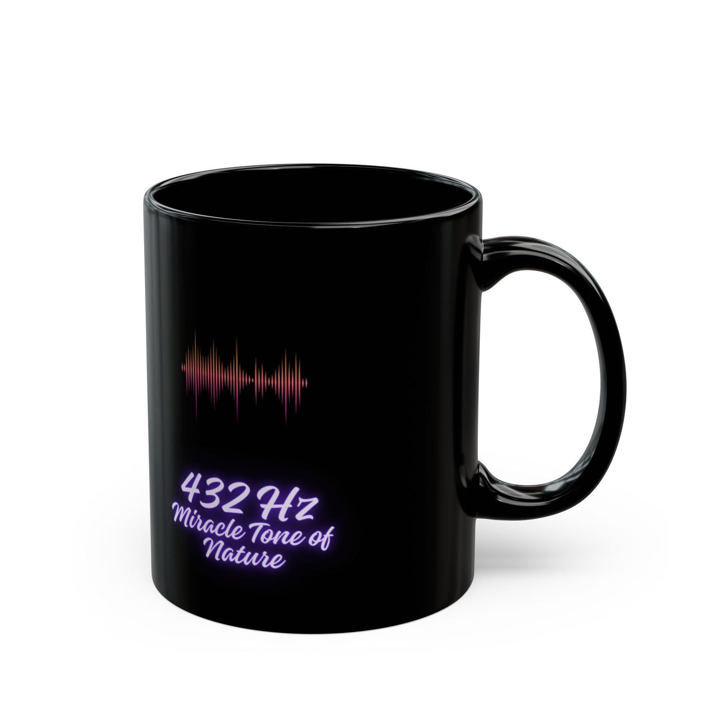 432 Hz Frequency DM1111 Black Mug (11oz, 15oz)