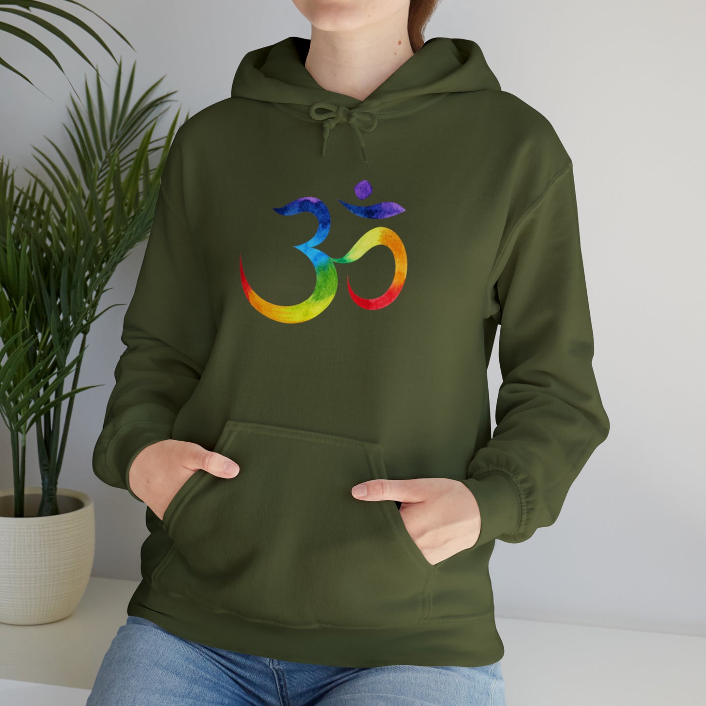 DM1111 OM Themed Unisex Heavy Blend™ Hooded Sweatshirt