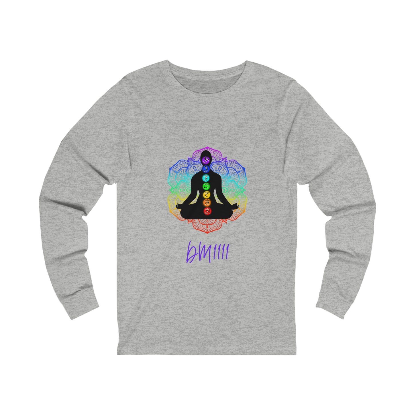 DM1111 Chakra Man Unisex Jersey Long Sleeve Tee