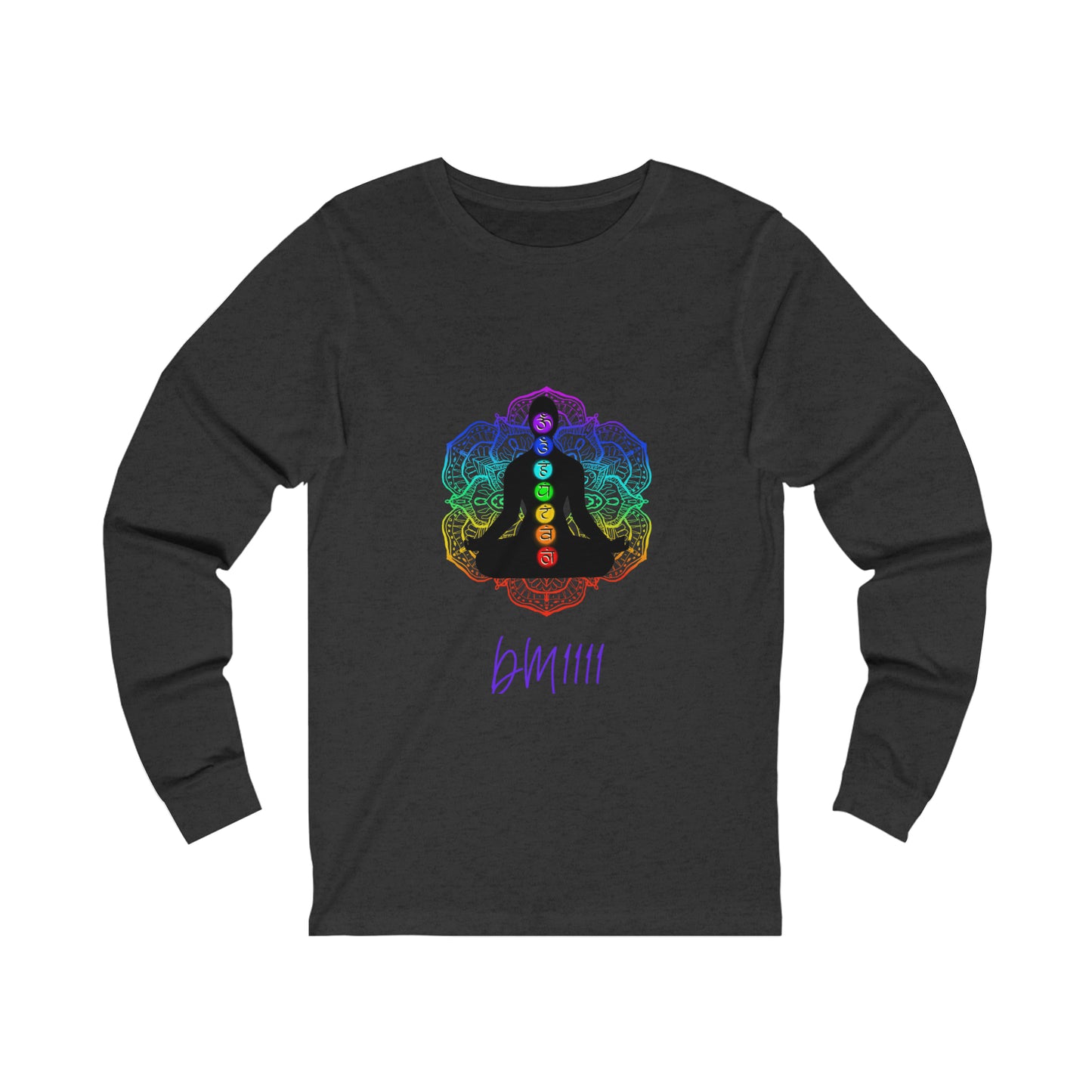 DM1111 Chakra Man Unisex Jersey Long Sleeve Tee