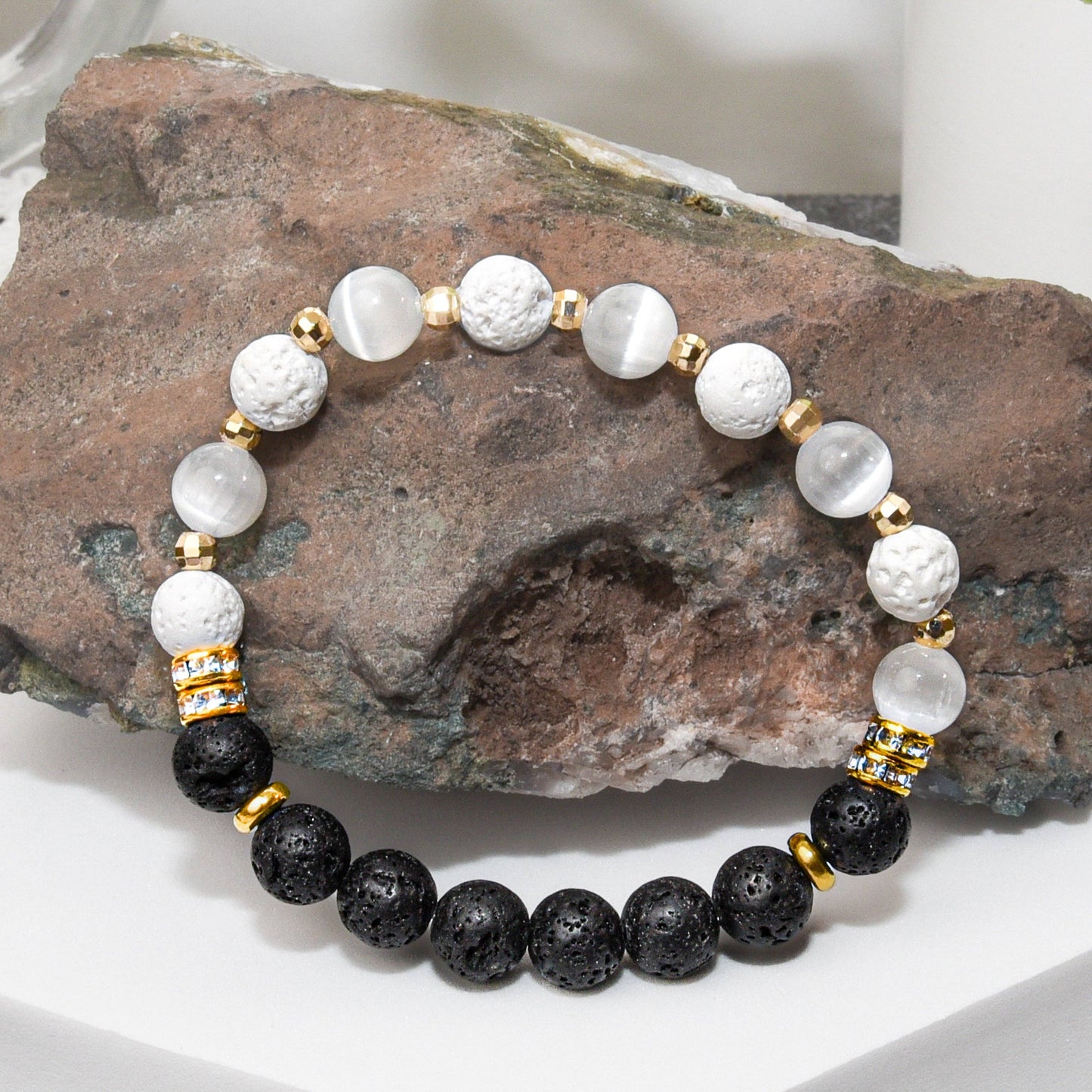 Black & White Protection Bracelet Set