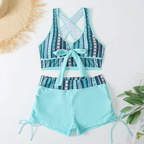 High Waist Swimwear Push Up Bathing Suit