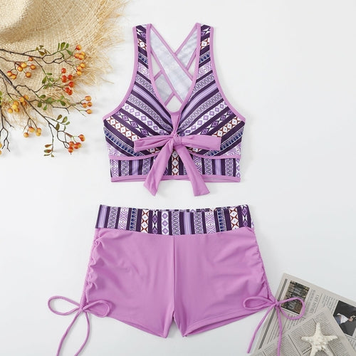 High Waist Swimwear Push Up Bathing Suit