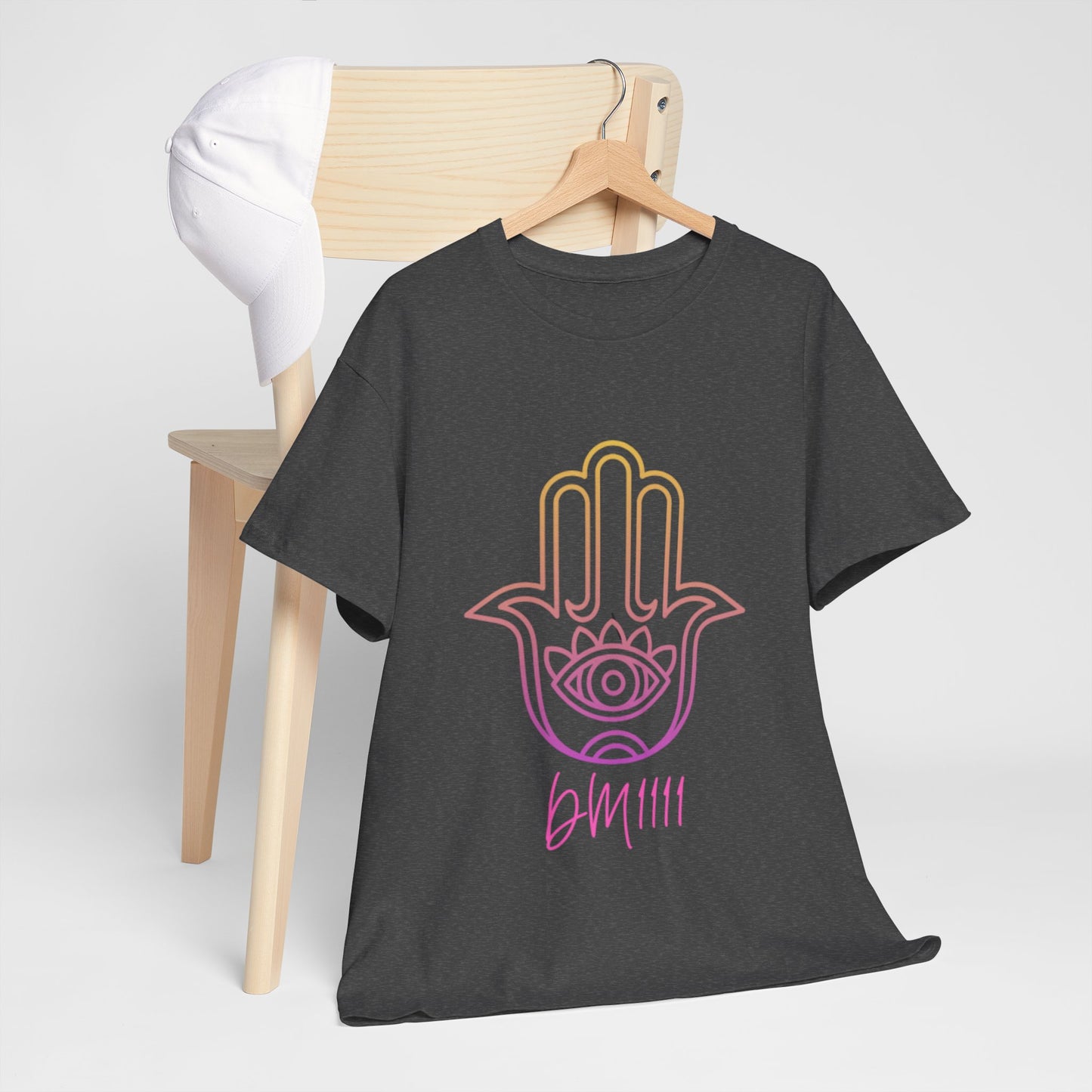 Multi Color Hamsa Hand DM1111 Unisex Heavy Cotton Tee