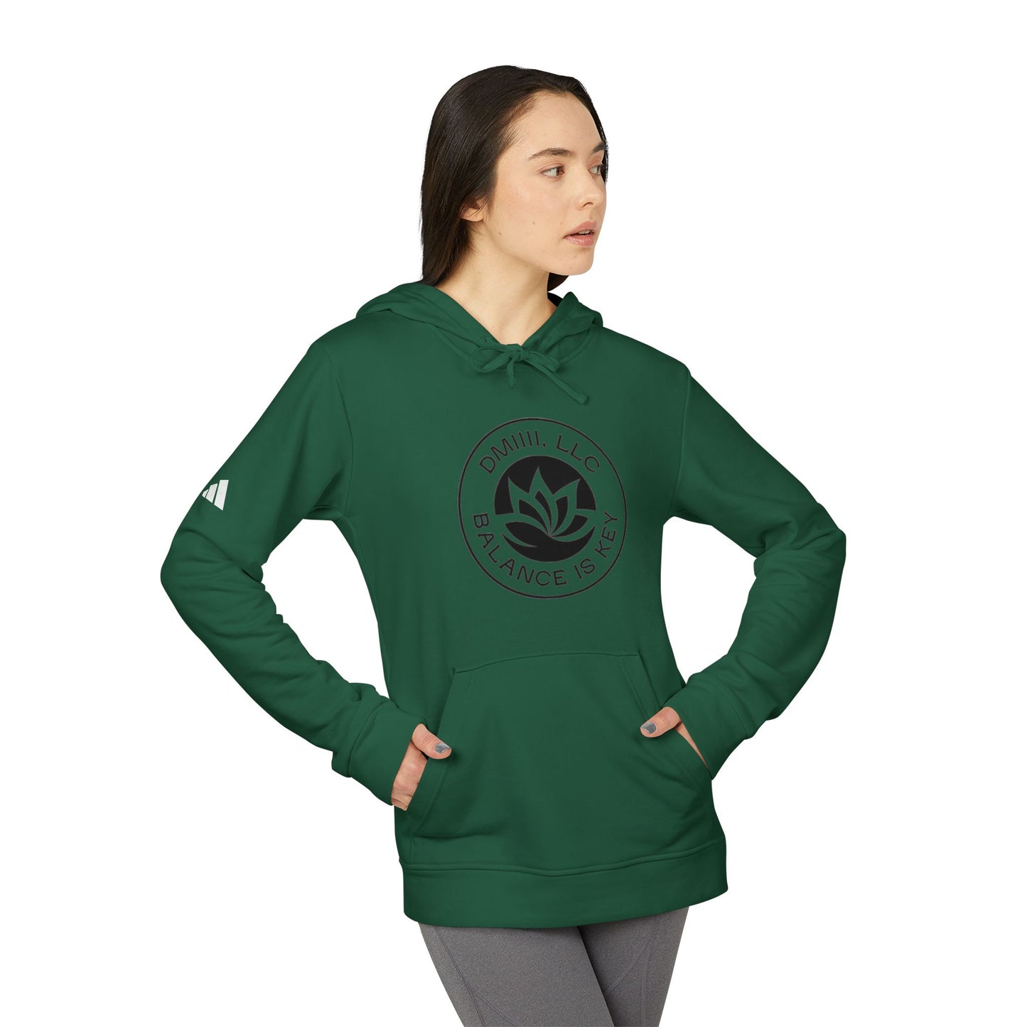 DM1111 Balance Is Key adidas® Unisex Fleece Hoodie