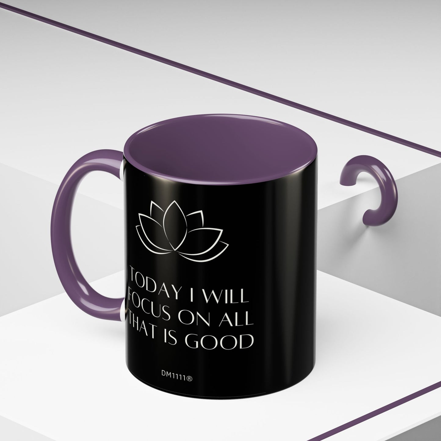 DM1111 "I Will Focus" Accent Coffee Mug (11, 15oz)