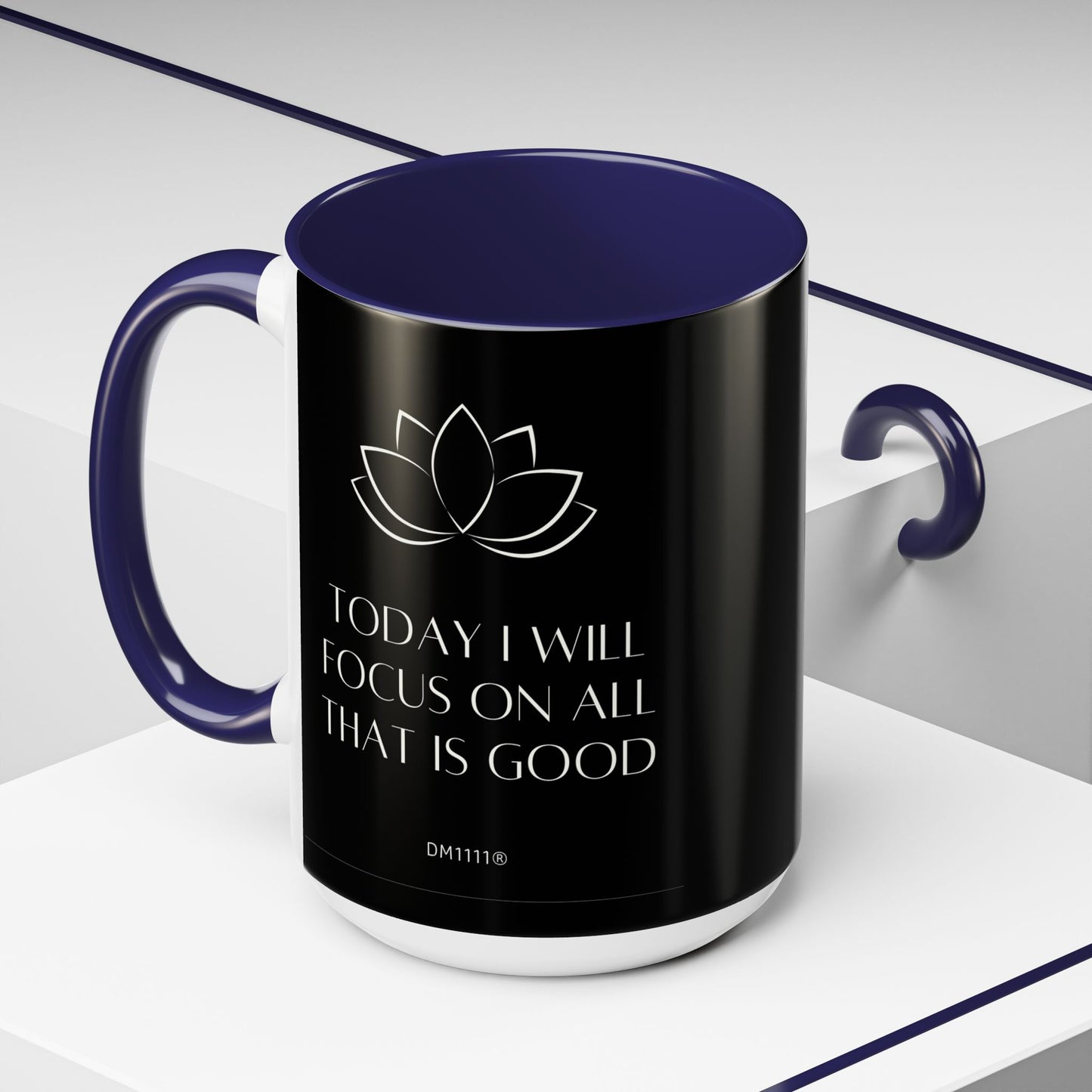 DM1111 "I Will Focus" Accent Coffee Mug (11, 15oz)