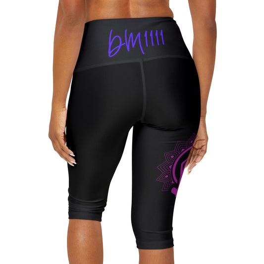 DM1111 Yoga Lady Capri Leggings (AOP)