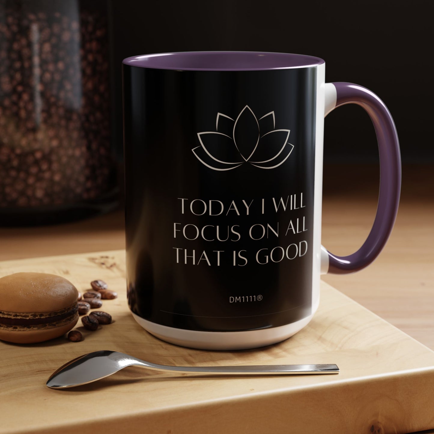 DM1111 "I Will Focus" Accent Coffee Mug (11, 15oz)