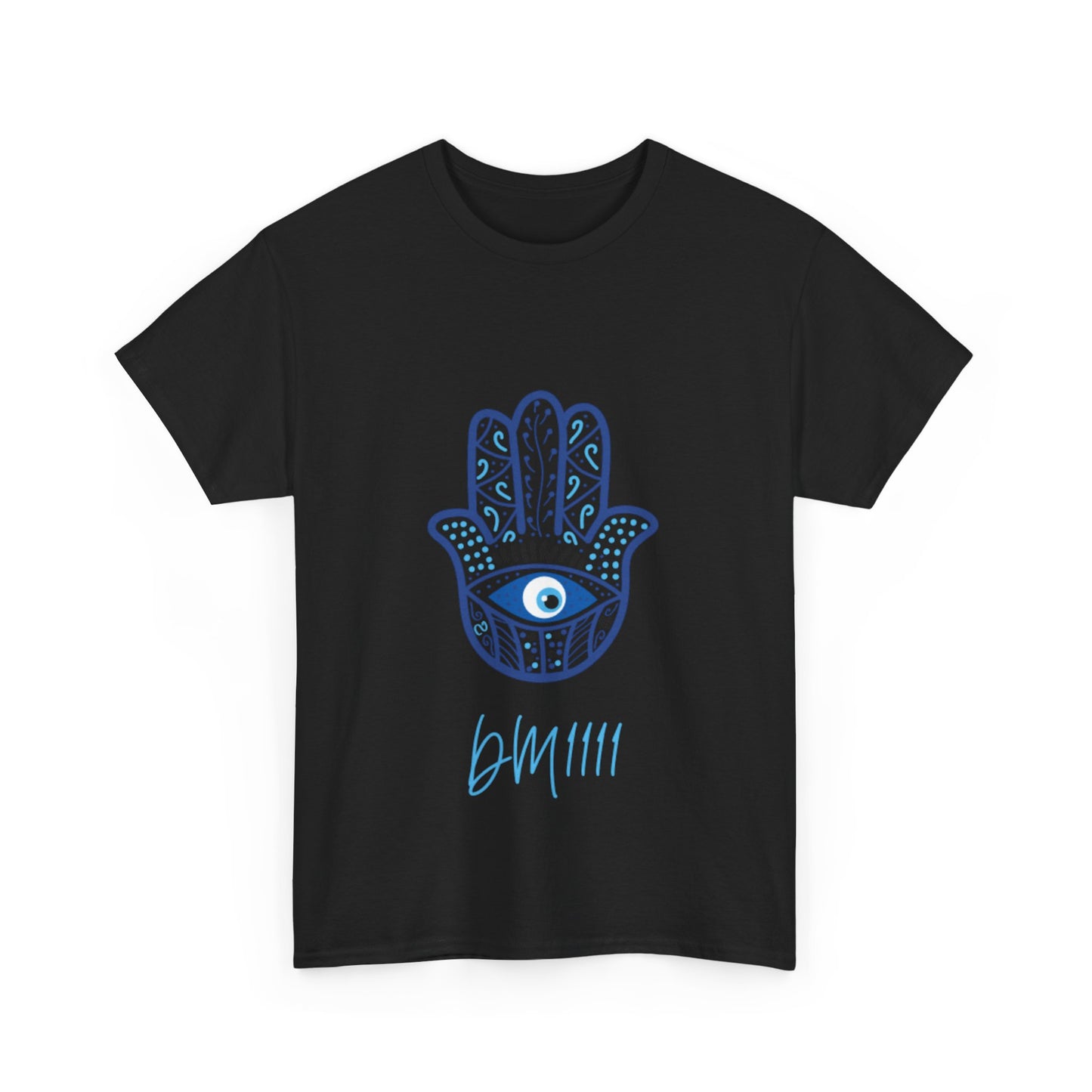 Blue Hamsa Hands DM1111 Unisex Heavy Cotton Tee