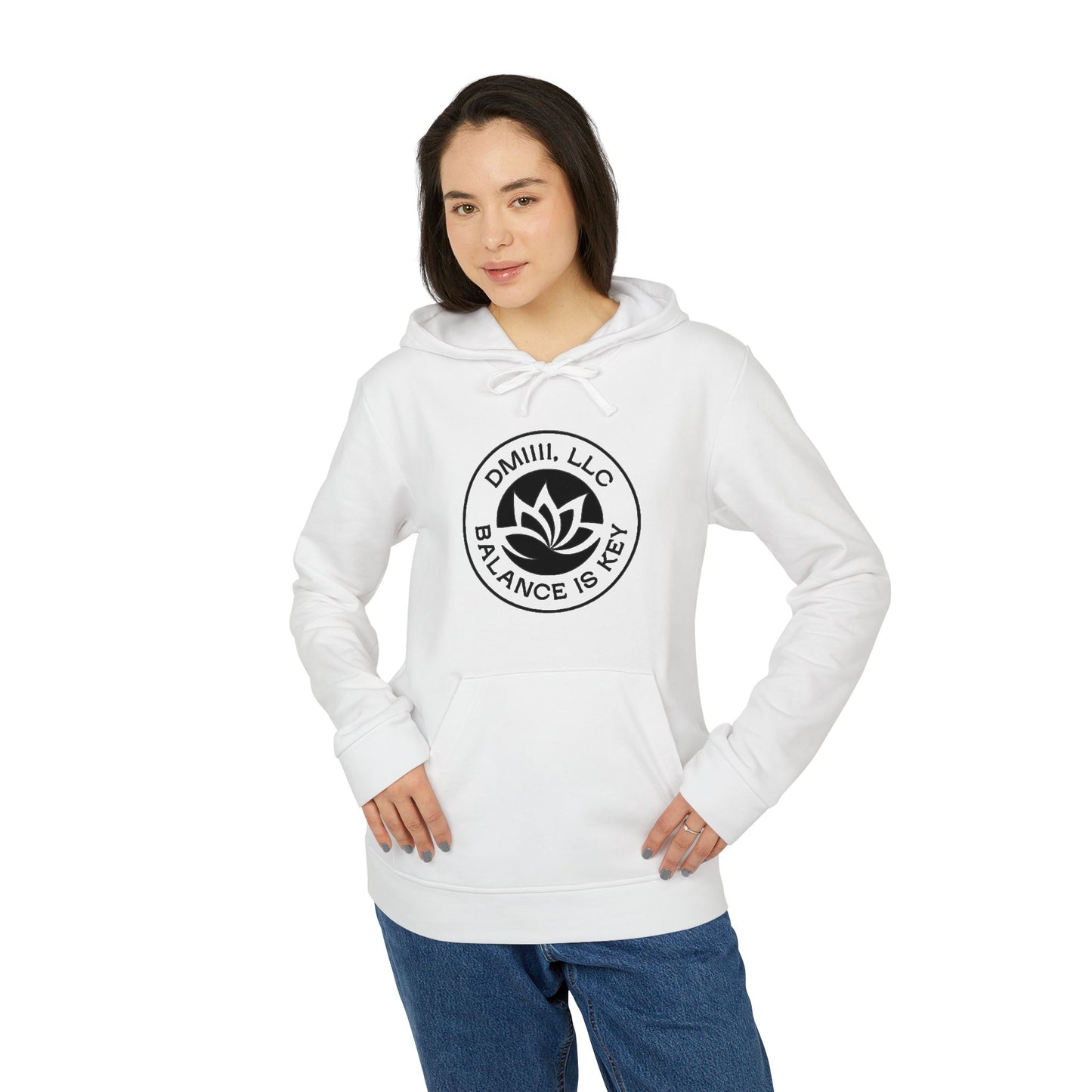 DM1111 Balance Is Key adidas® Unisex Fleece Hoodie