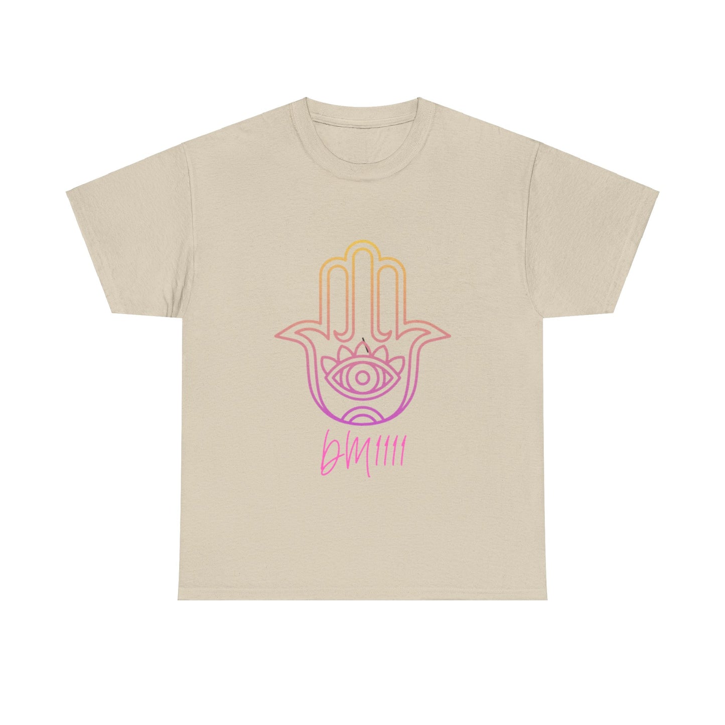 Multi Color Hamsa Hand DM1111 Unisex Heavy Cotton Tee