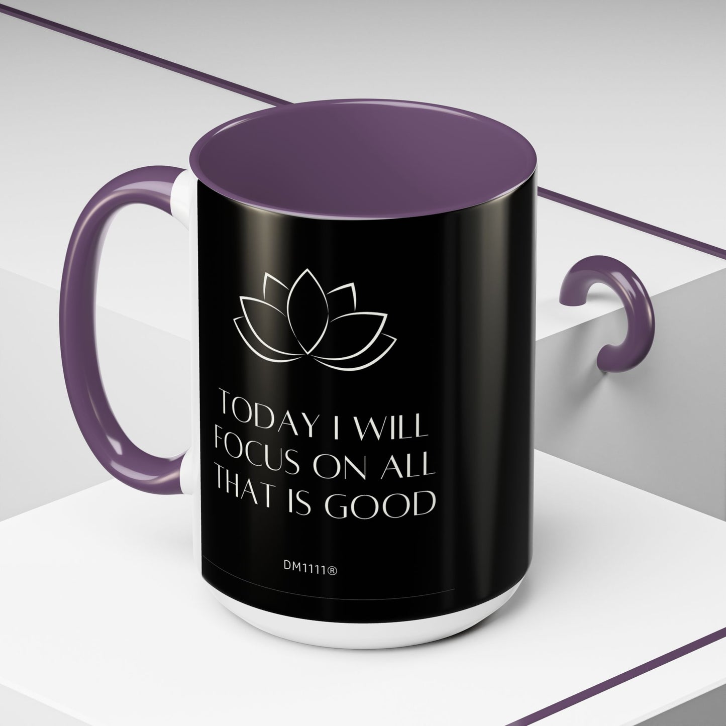 DM1111 "I Will Focus" Accent Coffee Mug (11, 15oz)