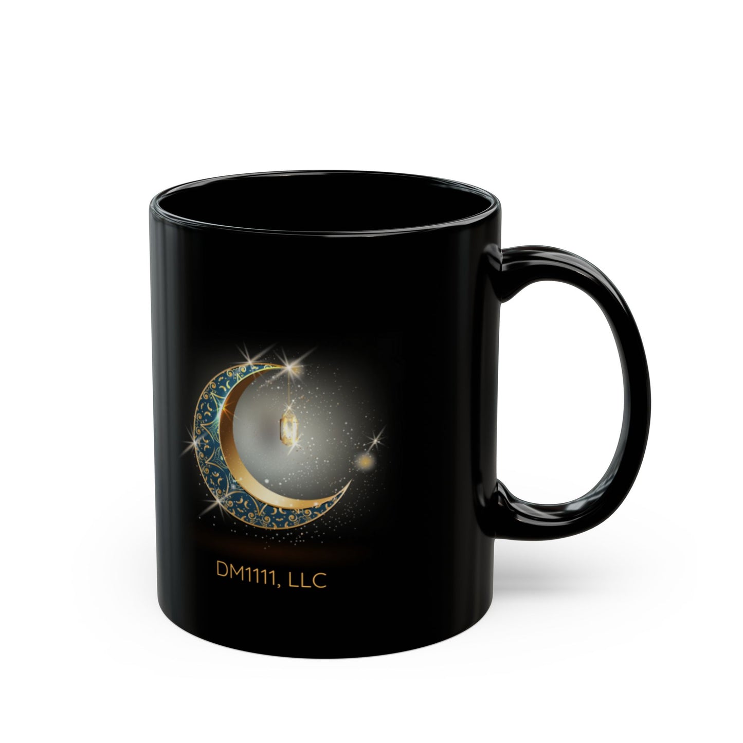 Crescent Moon DM1111 Black Mug (11oz, 15oz)