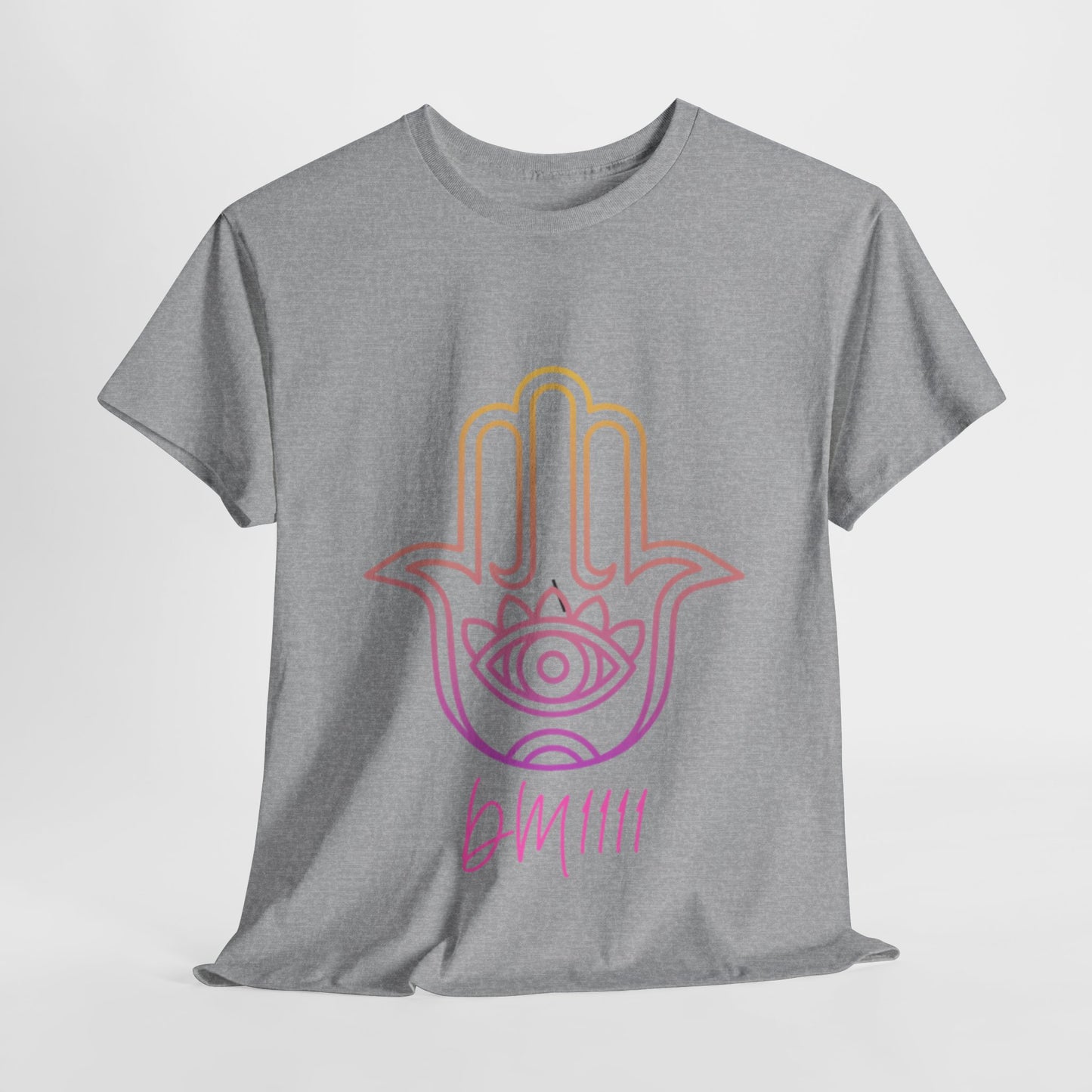 Multi Color Hamsa Hand DM1111 Unisex Heavy Cotton Tee