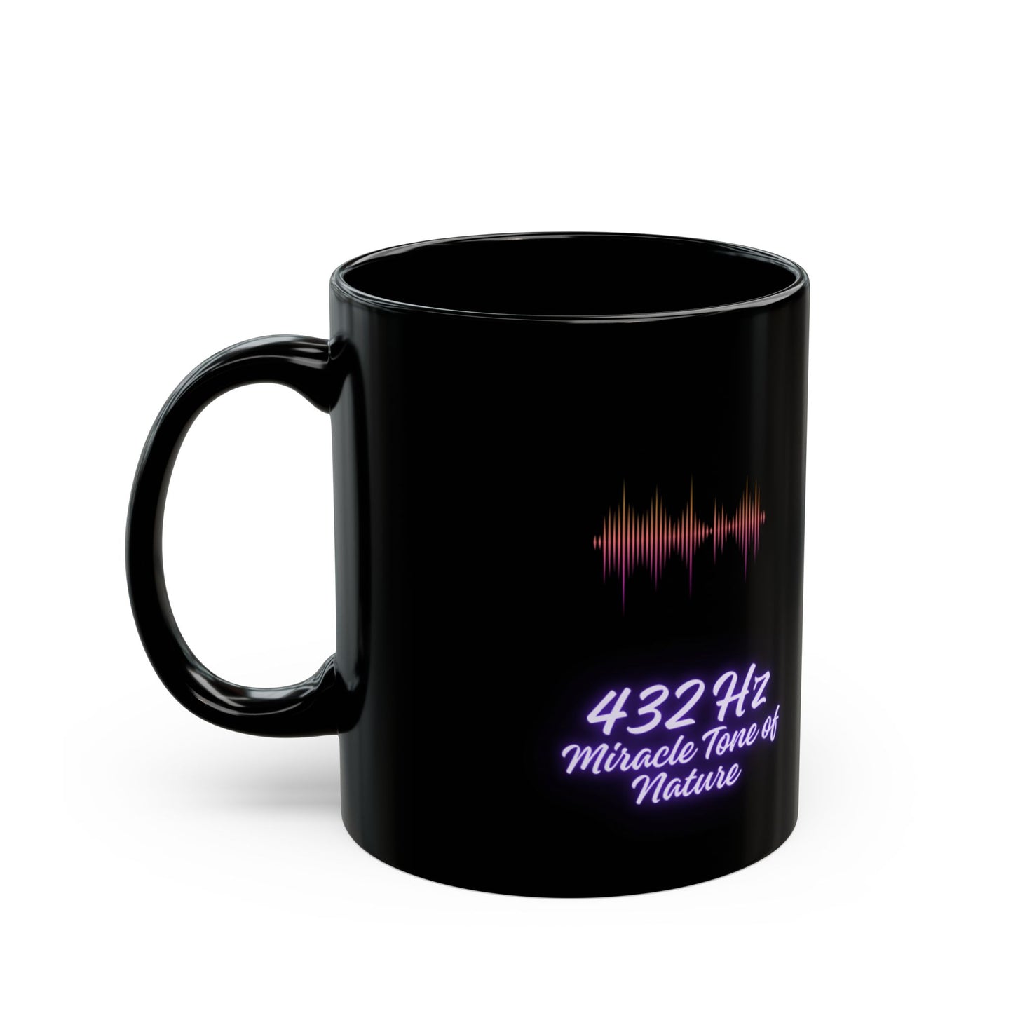 432 Hz Frequency DM1111 Black Mug (11oz, 15oz)