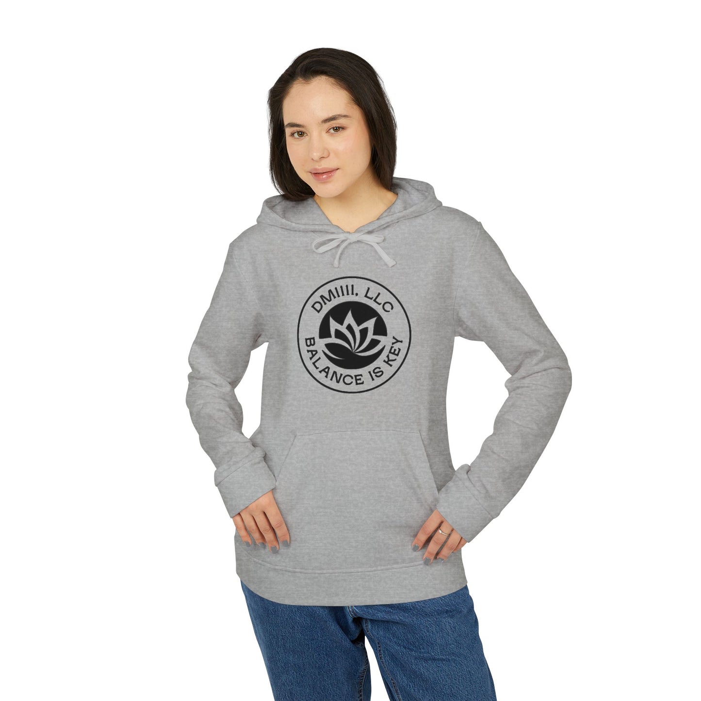 DM1111 Balance Is Key adidas® Unisex Fleece Hoodie