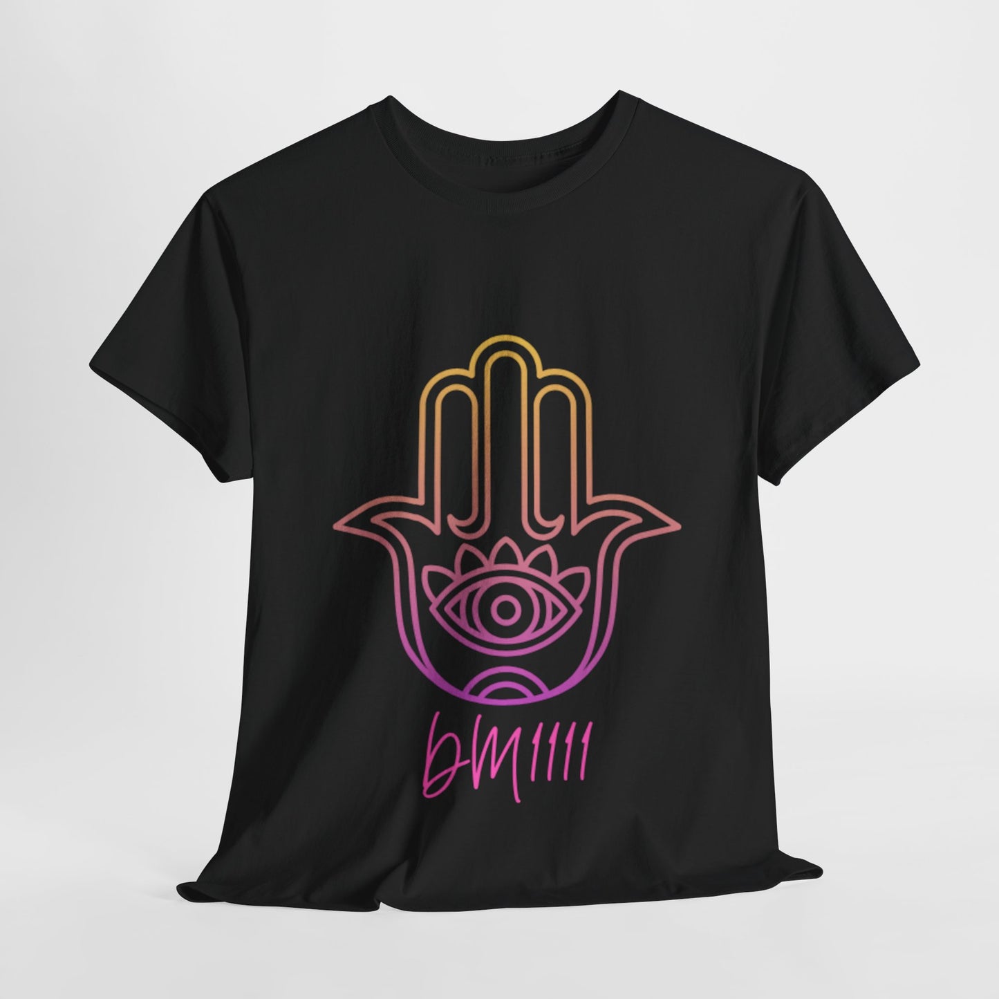 Multi Color Hamsa Hand DM1111 Unisex Heavy Cotton Tee